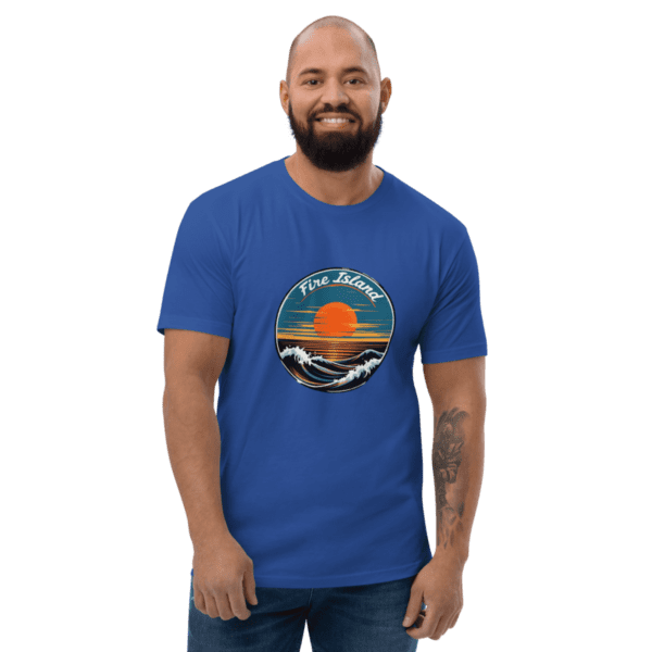 South/North Fork men’s shirt featuring a design inspired by Long Island’s forks, perfect for island explorers and nature lovers.