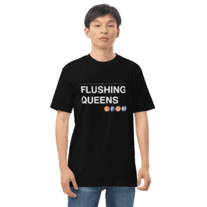 Flushing Queens LFGM Men's Shirt with bold Mets graphic