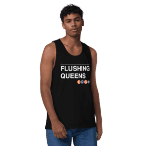 Flushing Queens LFGM Men's Tank with bold Mets graphic