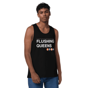 Flushing Queens LFGM Men's Tank with bold Mets graphic