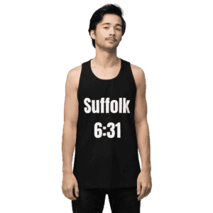 5:16 and 6:31 men's tank top, Long Island pride, premium cotton fashion.