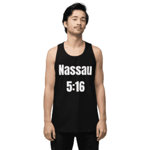 5:16 and 6:31 men's tank top, Long Island pride, premium cotton fashion.