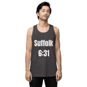 5:16 and 6:31 men's tank top, Long Island pride, premium cotton fashion.