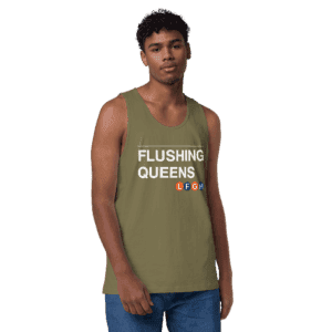 Flushing Queens LFGM Men's Tank with bold Mets graphic