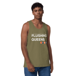 Flushing Queens LFGM Men's Tank with bold Mets graphic