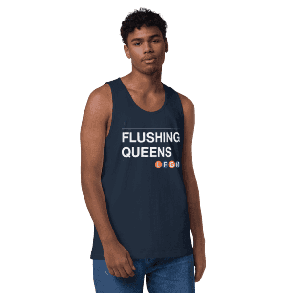 Flushing Queens LFGM Men's Tank with bold Mets graphic