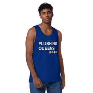 Flushing Queens LFGM Men's Tank with bold Mets graphic