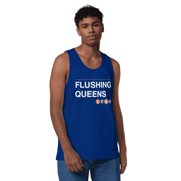 Flushing Queens LFGM Men's Tank with bold Mets graphic