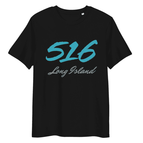 Shirt featuring the "516" area code design, symbolizing Long Island pride and local culture.