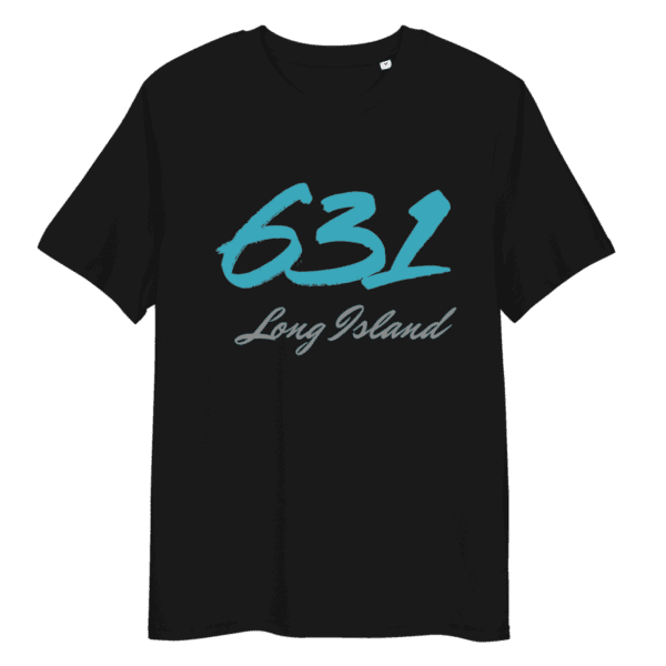Shirt featuring the "631" area code design, representing Long Island pride and coastal living.