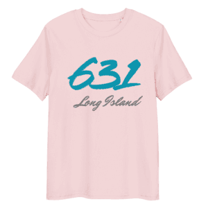 Shirt featuring the "631" area code design, representing Long Island pride and coastal living.