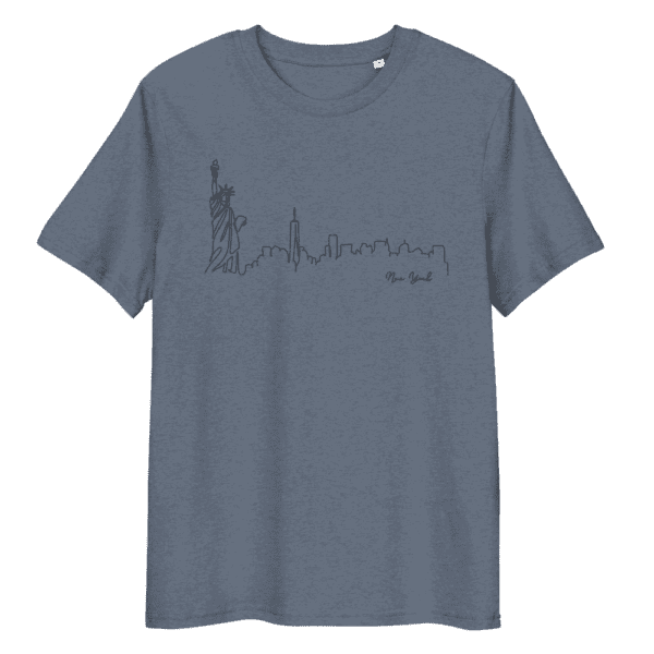 New York skyline shirt, ideal for city lovers, featuring an iconic skyline graphic to showcase your love for New York.