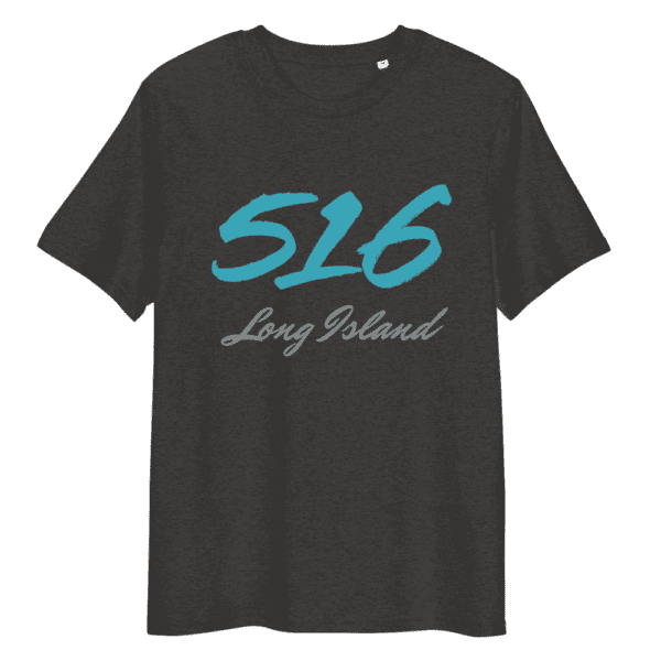 Shirt featuring the "516" area code design, symbolizing Long Island pride and local culture.