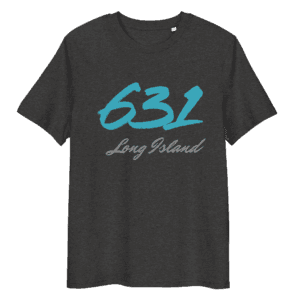 Shirt featuring the "631" area code design, representing Long Island pride and coastal living.