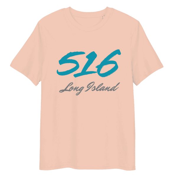 Shirt featuring the "516" area code design, symbolizing Long Island pride and local culture.