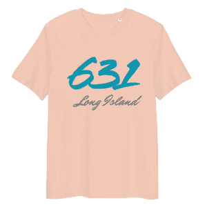 Shirt featuring the "631" area code design, representing Long Island pride and coastal living.