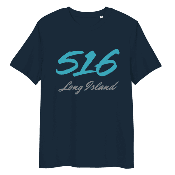 Shirt featuring the "516" area code design, symbolizing Long Island pride and local culture.