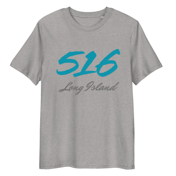 Shirt featuring the "516" area code design, symbolizing Long Island pride and local culture.