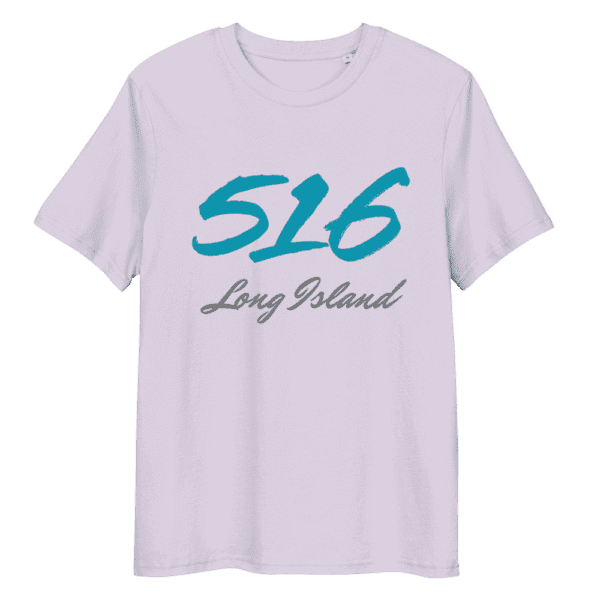 Shirt featuring the "516" area code design, symbolizing Long Island pride and local culture.