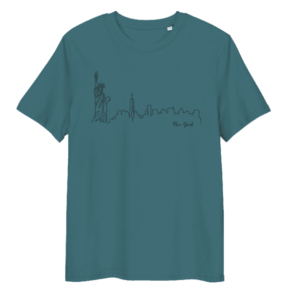 New York skyline shirt, ideal for city lovers, featuring an iconic skyline graphic to showcase your love for New York.
