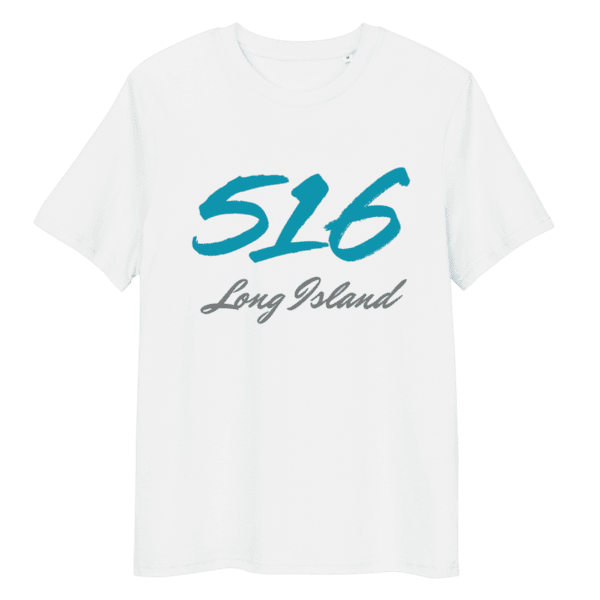 Shirt featuring the "516" area code design, symbolizing Long Island pride and local culture.