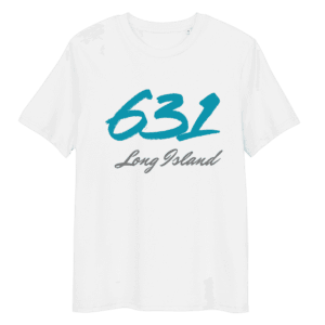 Shirt featuring the "631" area code design, representing Long Island pride and coastal living.