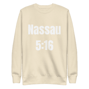 Nassau 5:16 shirt with Stone Cold WWE design, Long Island pride, men's fashion.