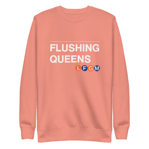 Flushing Queens LFGM Sweatshirt with bold Mets design