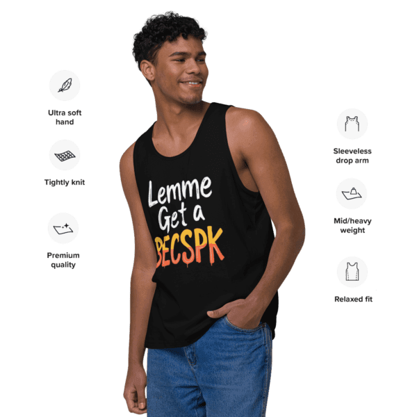 BECSPK Tank Top | Premium Quality | Men's - Image 3