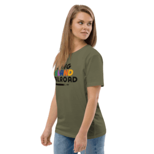 unisex organic cotton t shirt khaki left front 67d0cd363cd9e - NY Long Island Clothing