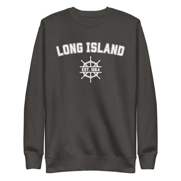 unisex premium sweatshirt vintage black front 67df0afc0b978 - NY Long Island Clothing