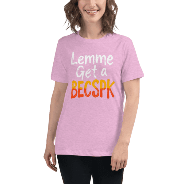 BECSPK Shirt | Women's Relaxed T-Shirt - Image 9